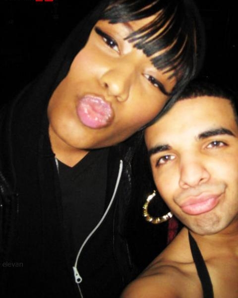 nicki minaj and drake kissing on the lips. tags: drake, Nicki Minaj